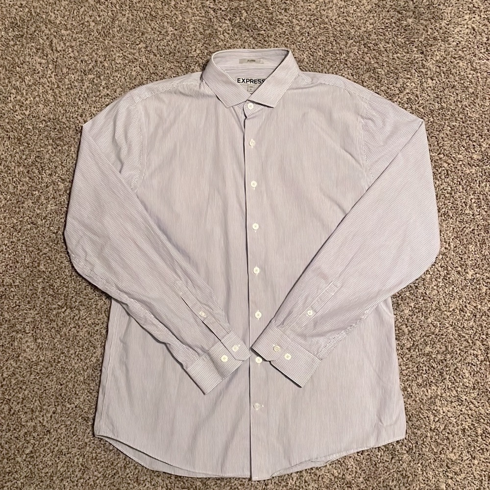 Express Fitted Dress Shirt